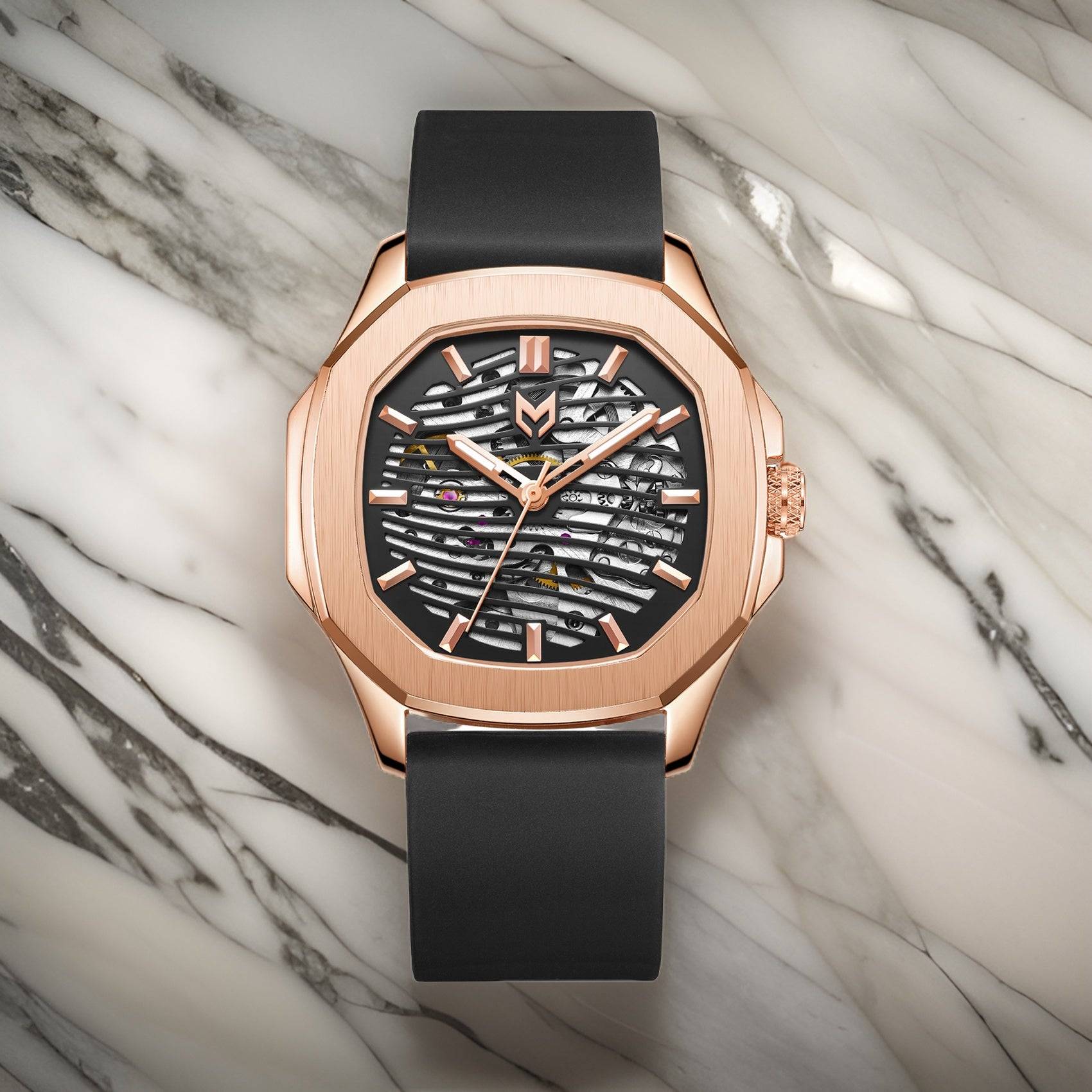 Rose Gold Skeleton Series – Watches for Style – Elegance in Timepieces